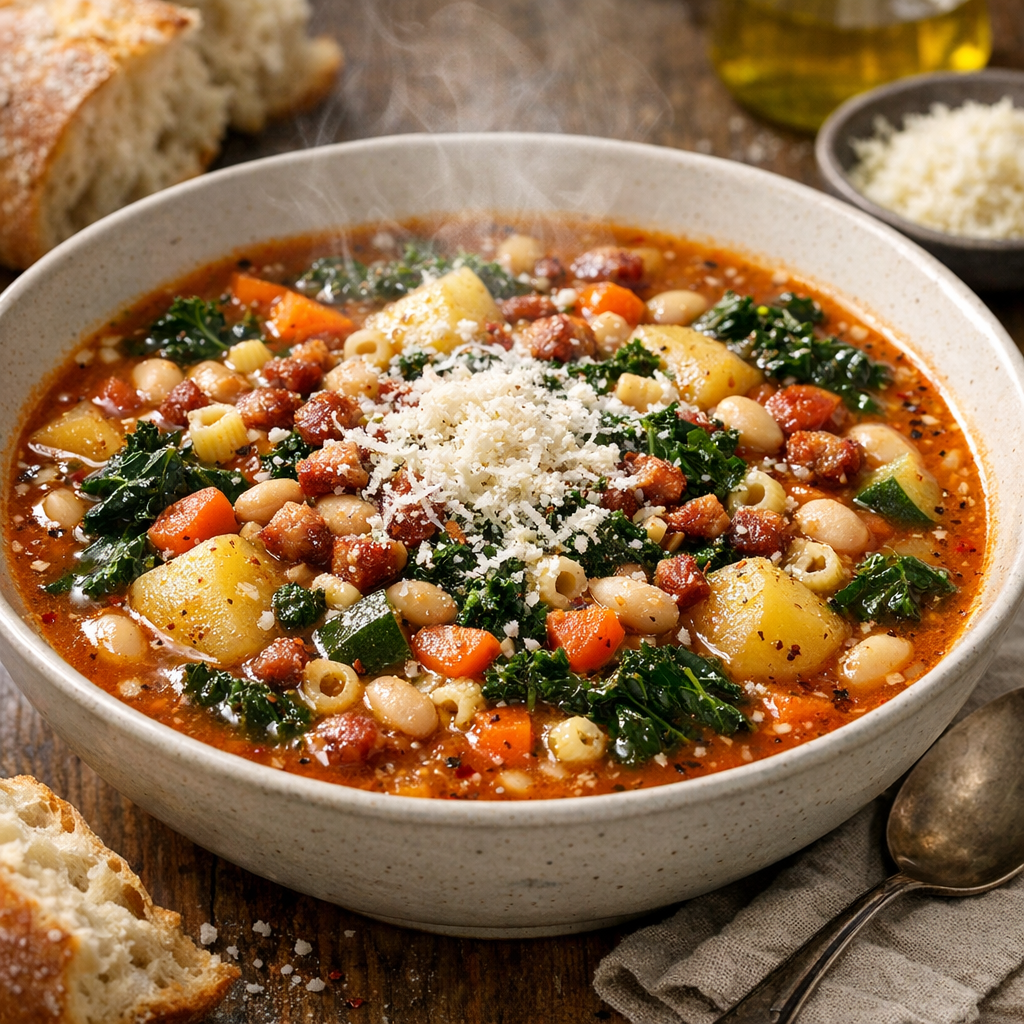 Ultimate Hearty Minestrone Stew